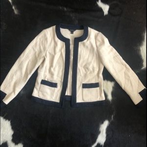 Ann Taylor tweed blazer.